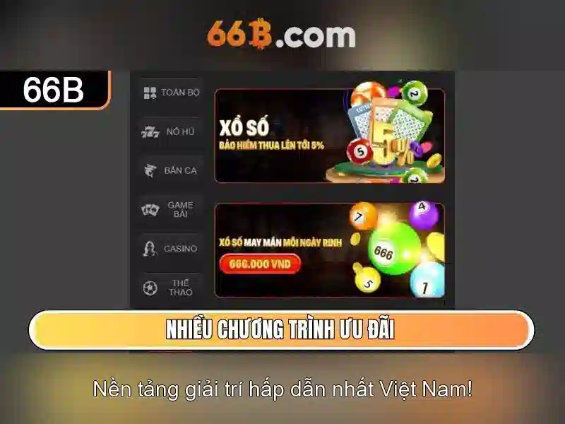 Hoàn Trả Cược Mỗi Ngày tại 66B: Chương Trình Ưu Đãi Hấp Dẫn Cho Người Chơi Slot - 66B